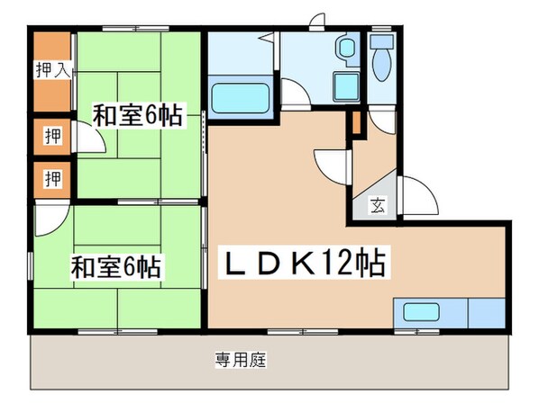 フォ－レスト太宰府の物件間取画像